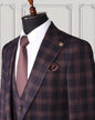 PREMIUM 2 PIECE SUIT MAROON GREY