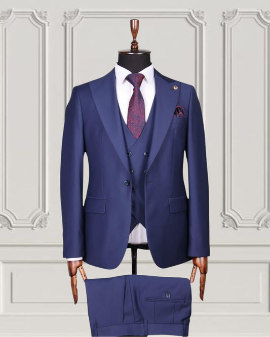 3 Piece Plain  Suit