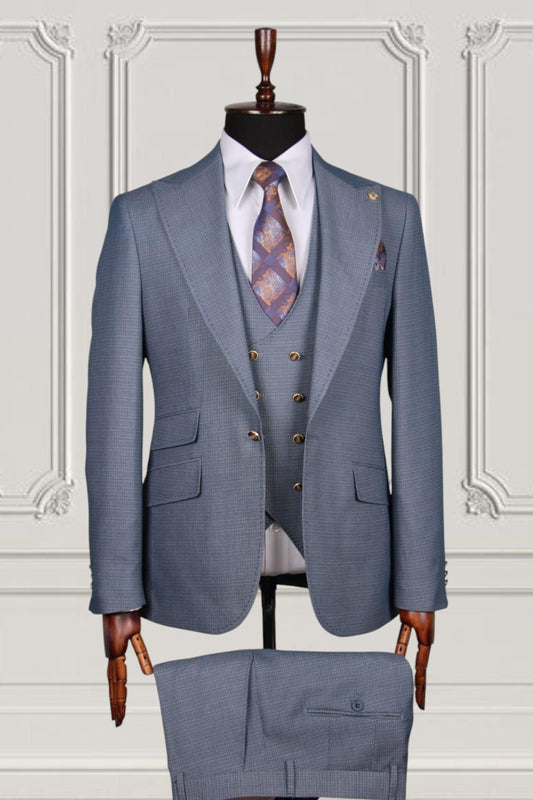 3-Piece Slim Fit Suit