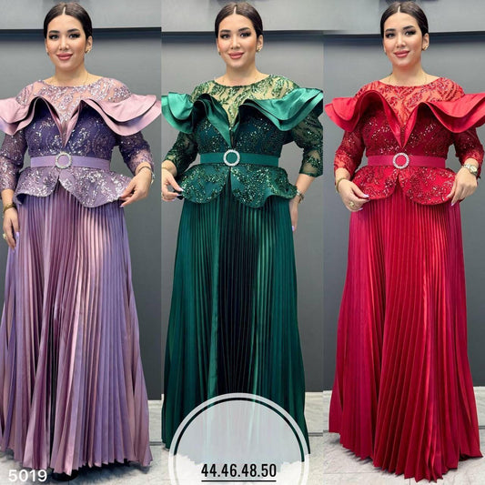 Round Long Party Dresses for Women